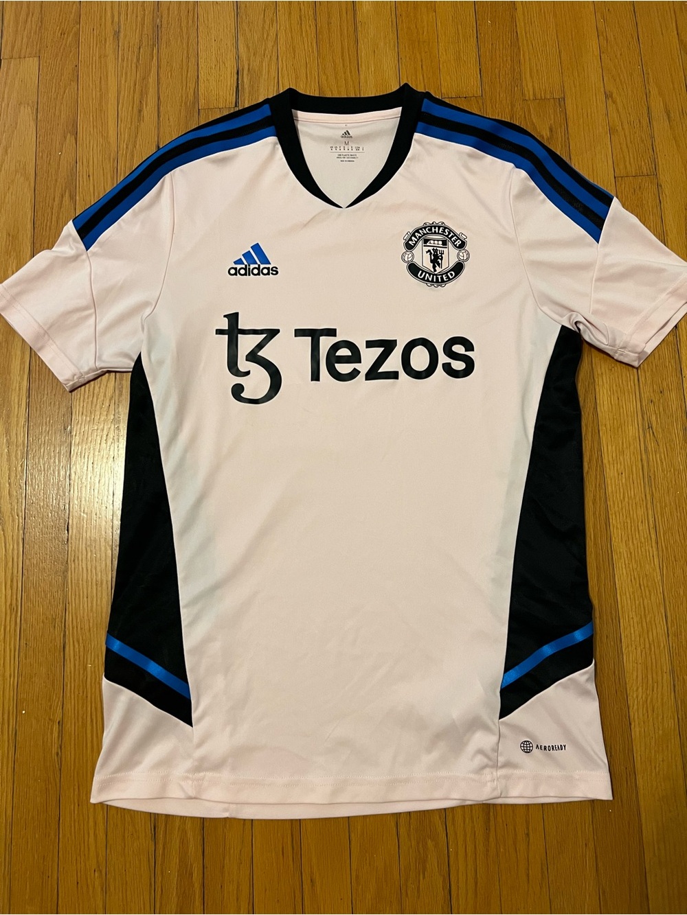 Adidas Manchester United Men’s Pink Tezos Away Jersey